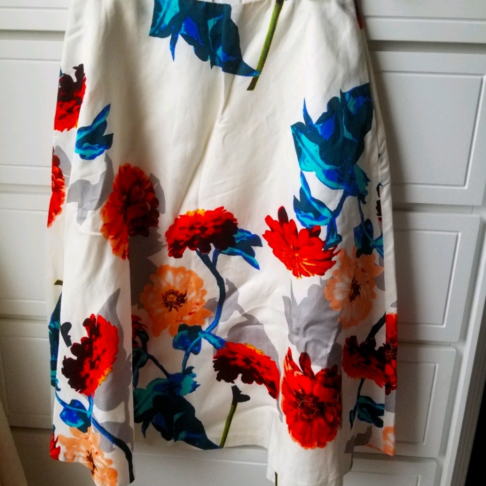 Banana Republic Floral Skirt.